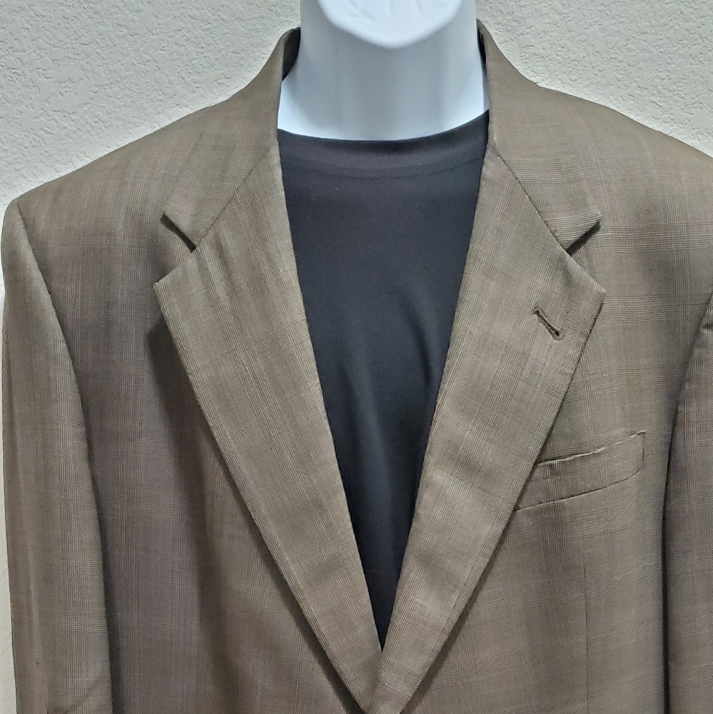 Hart Schaffner & Marx brown checkered sport coat